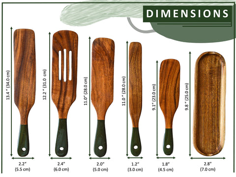 Magnum Opus spurtle with spoon rest keeps counters clean during cooking
