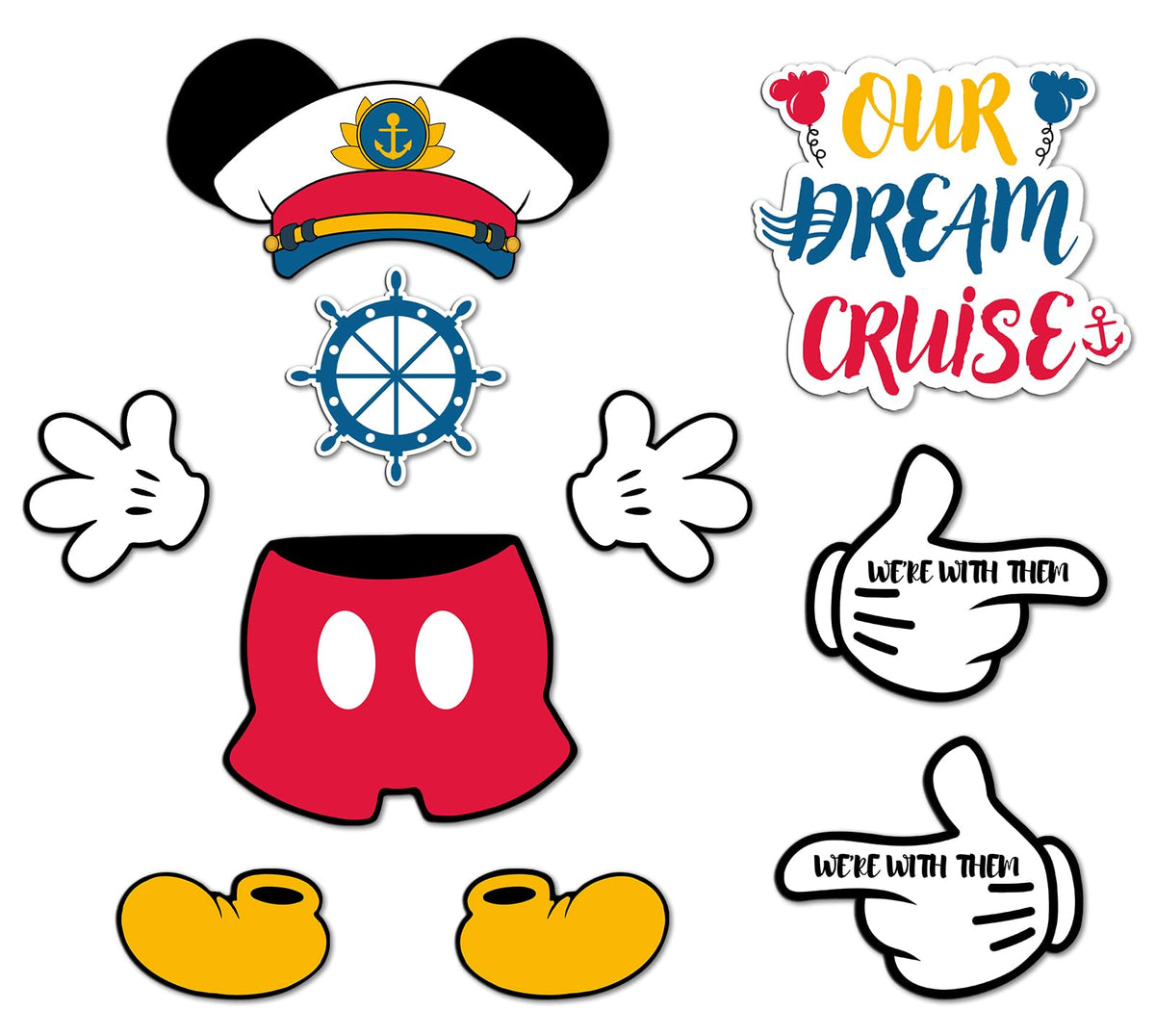 Magopera Captain Mouse cruise door magnet adds playful cabin decor.