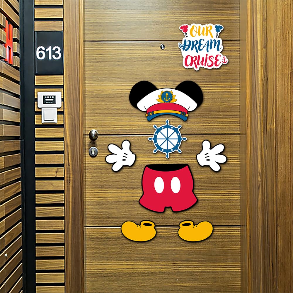 Magopera colorful cruise pattern magnet adds personality to your cabin door.
