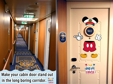 Magopera cruise cabin-identifier magnet helps you locate your room quickly.