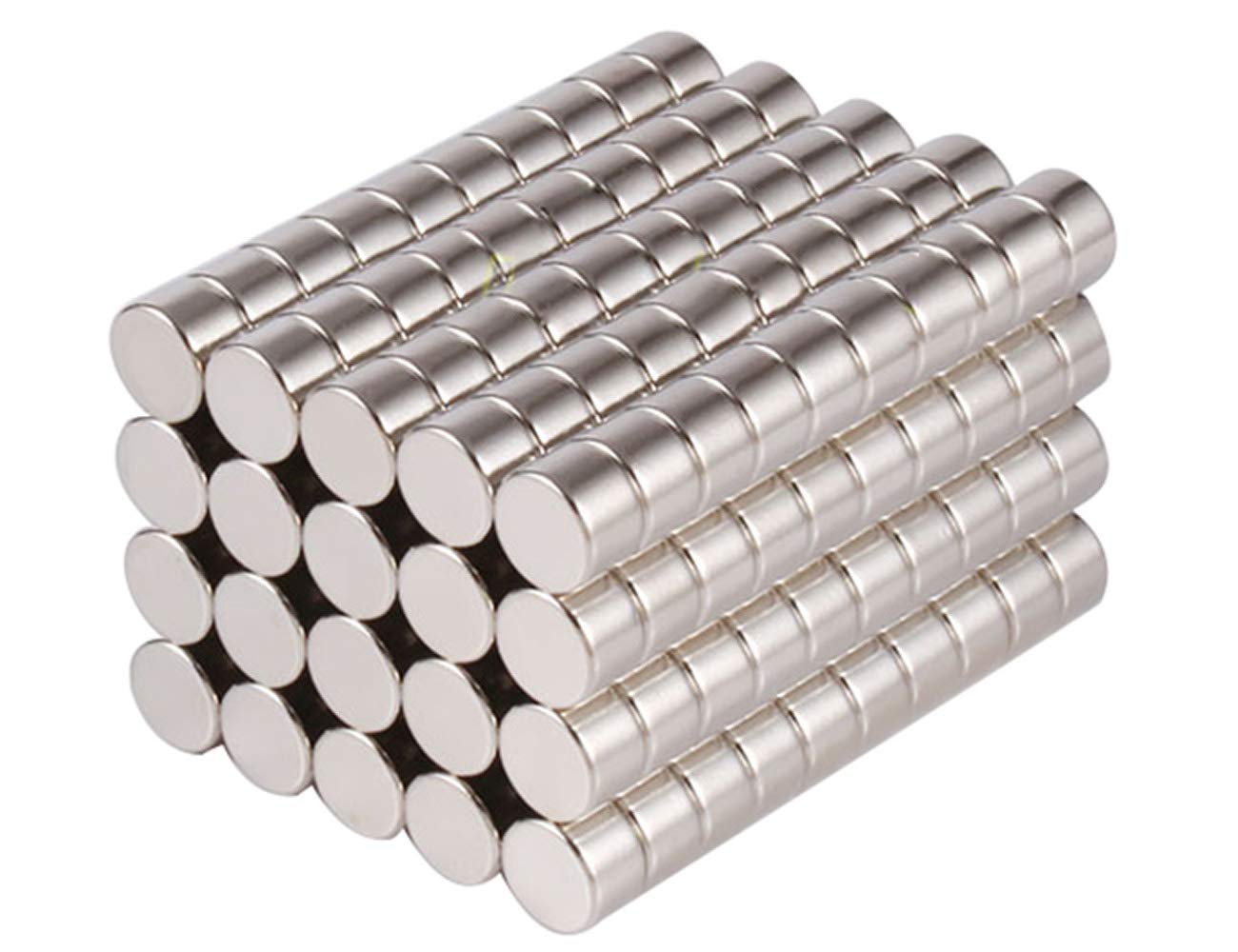 magpross close-up of 8x4mm round magnet with smooth edge