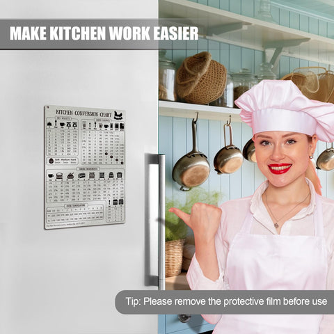 Magrooyar stainless steel kitchen gadget offers durable, fade-free readability in the kitchen.