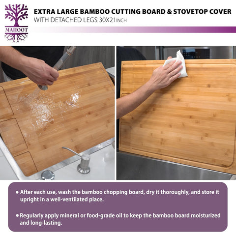MAHOOT board suitable for professional kitchens and catering setups