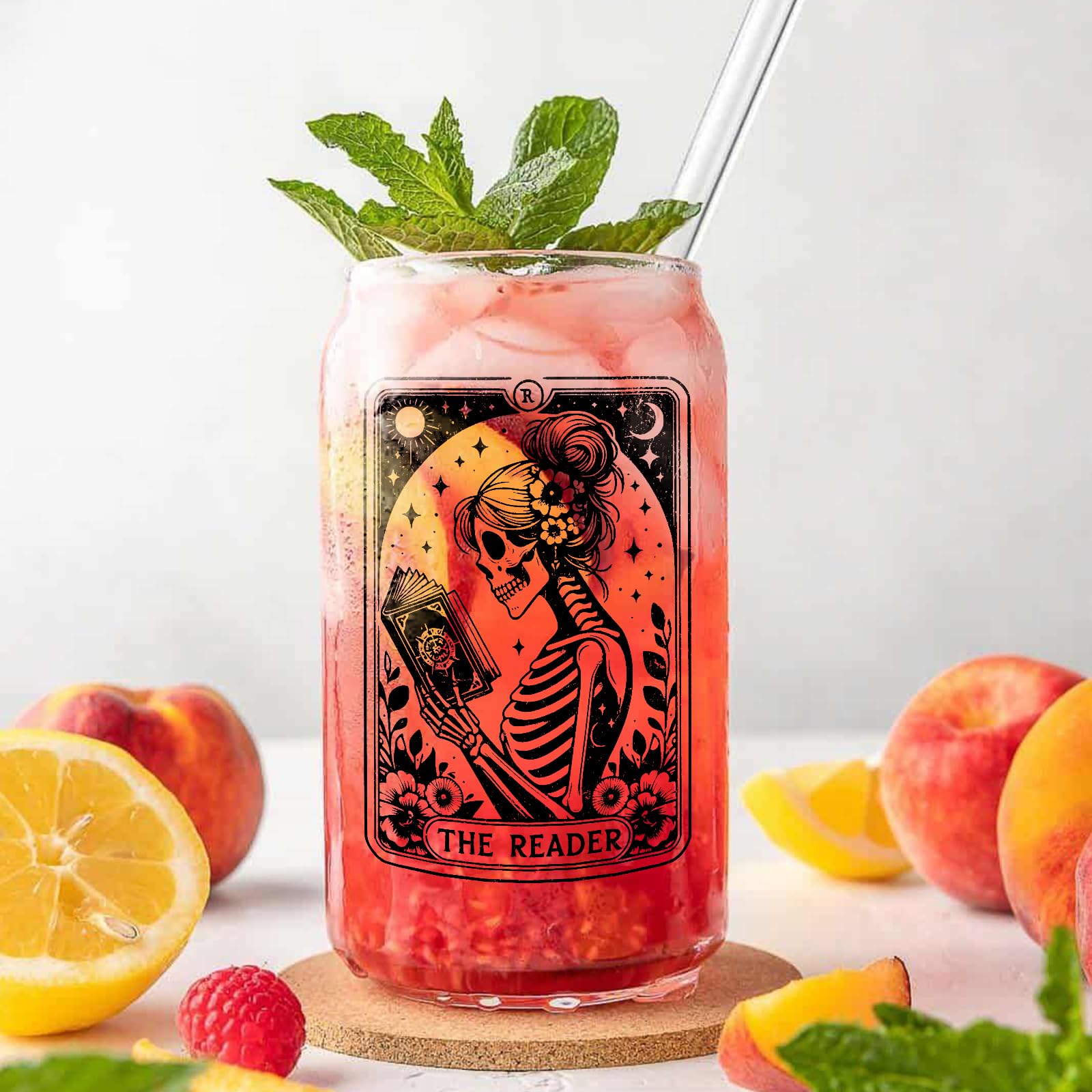 Mahrokh gift box included with lid straw and brush for easy gifting.