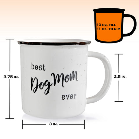 MAINEVENT Dog Mom Coffee Cup features fade-resistant print for daily use.