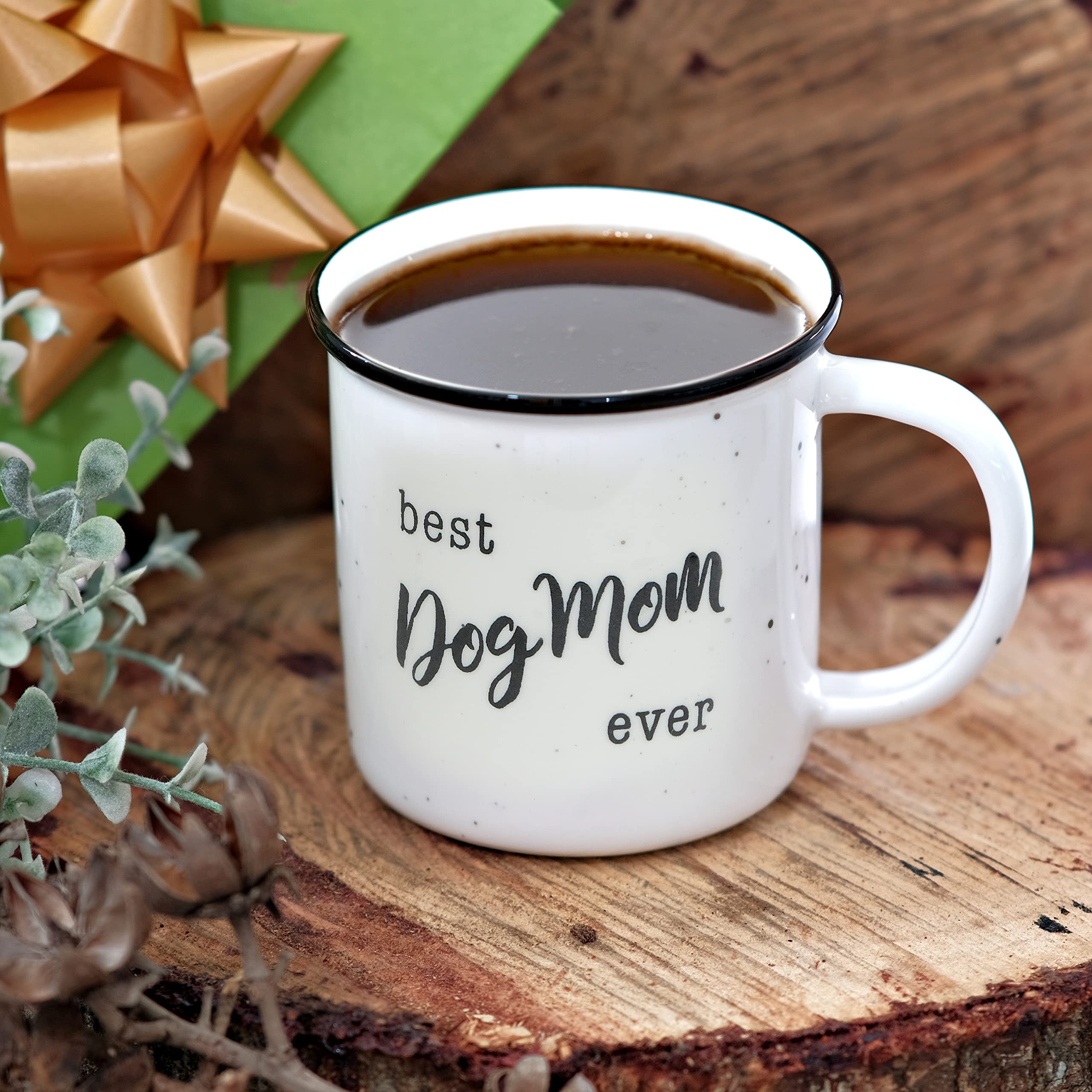 MAINEVENT Dog Mom Office Mug perfect on desks or kitchen counters.