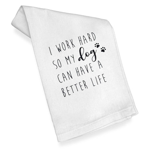 MAINEVENT dog owner gift kitchen towel suitable for gifting