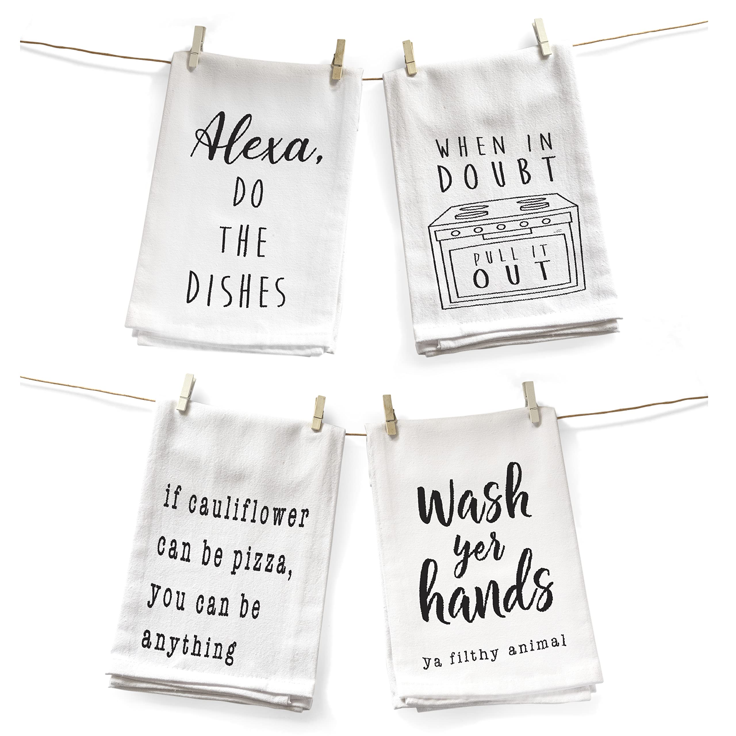 MAINEVENT housewarming gift towels styled for cheerful gifting.