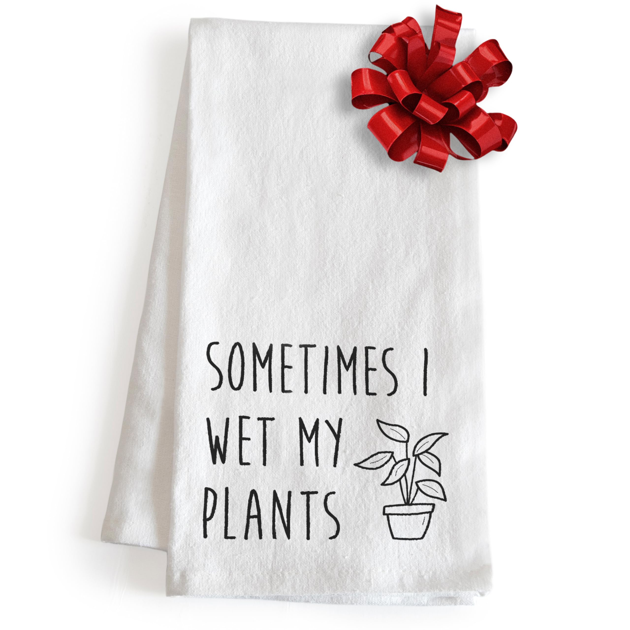 MAINEVENT Perfect housewarming gift tea towel with funny saying.
