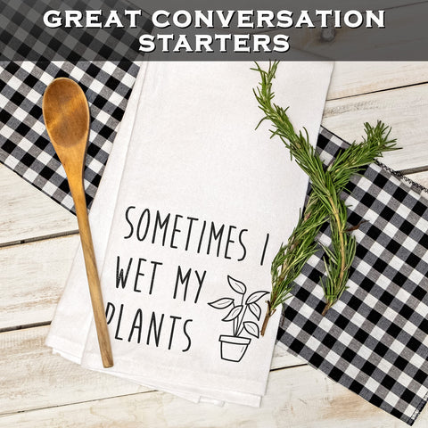 MAINEVENT Kitchen humor print towel brightening daily cooking and kitchen moments.