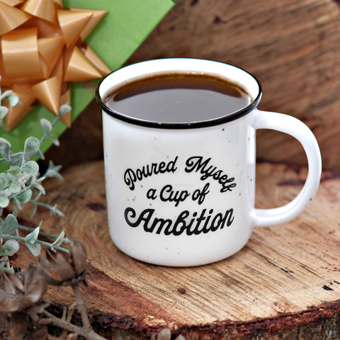 MAINEVENT Pour Myself a Cup of Ambition mug gift-ready packaging for thoughtful presents