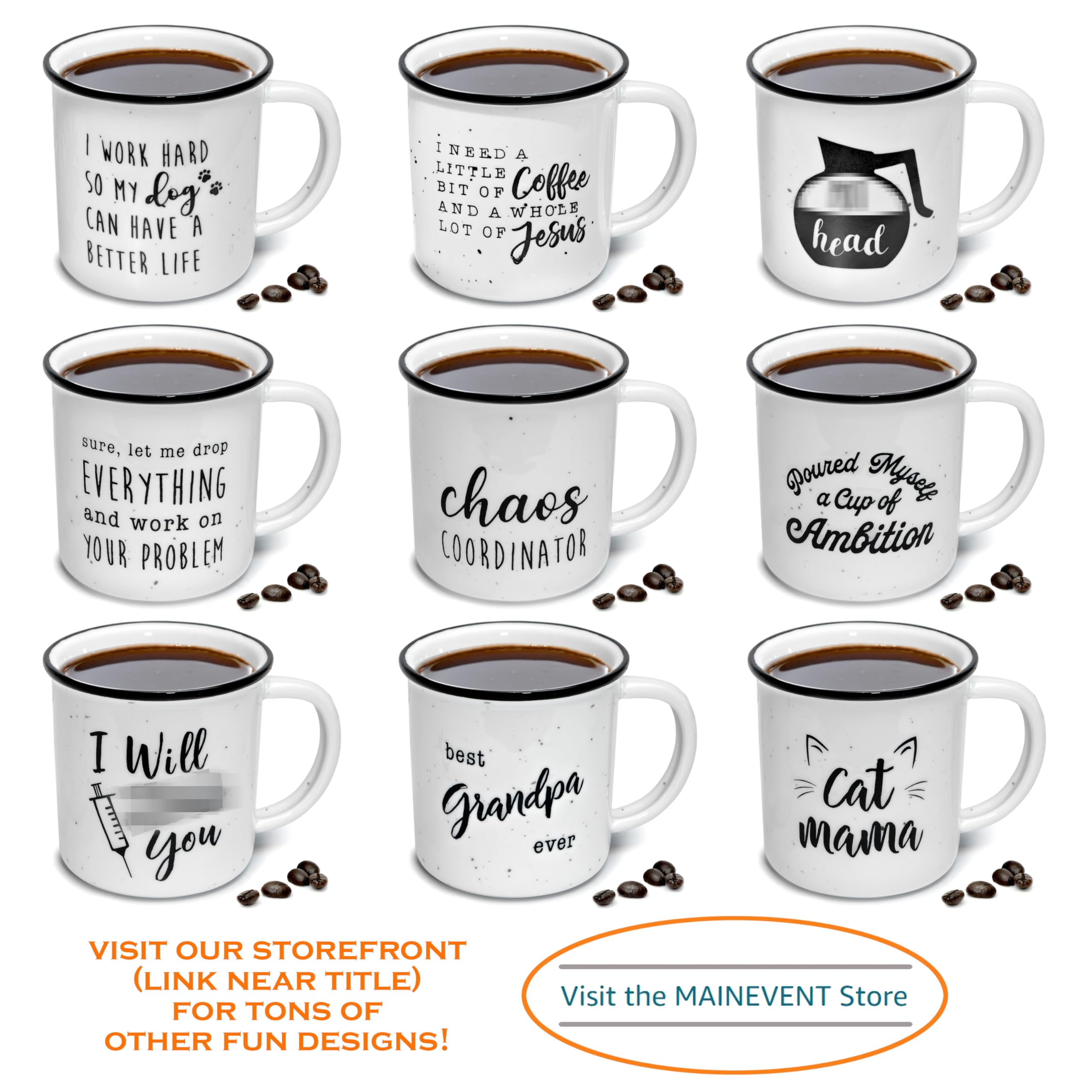 MAINEVENT Fade-resistant imprinted text on wifey hubby mug set for lasting appeal.