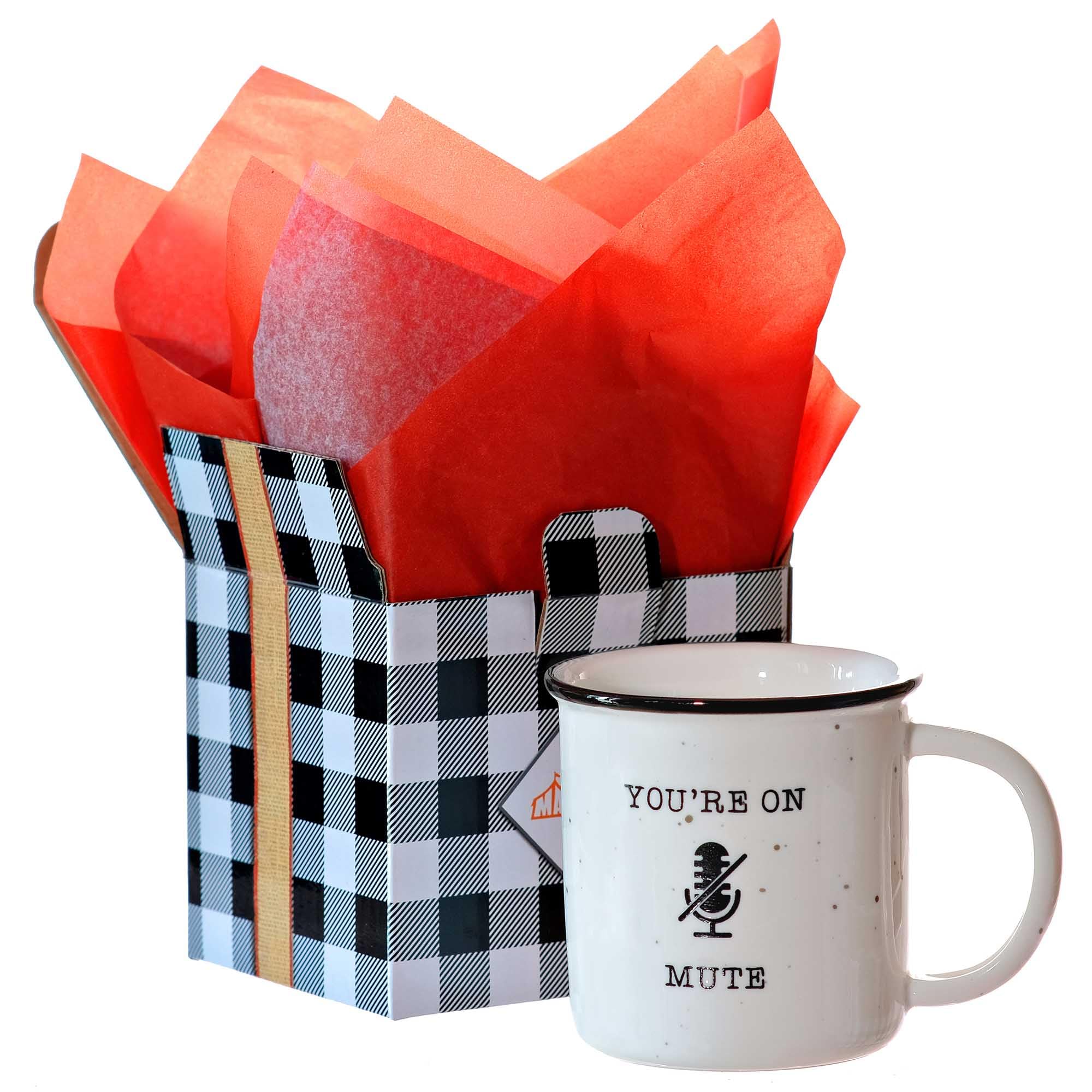 MAINEVENT You're On Mute Mug 11oz with bold quote for quick desk humor