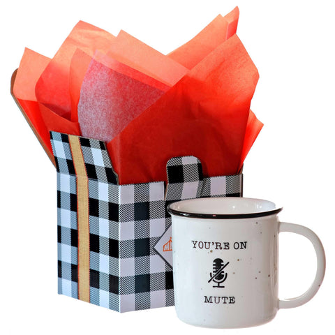 MAINEVENT You're On Mute Mug 11oz with bold quote for quick desk humor