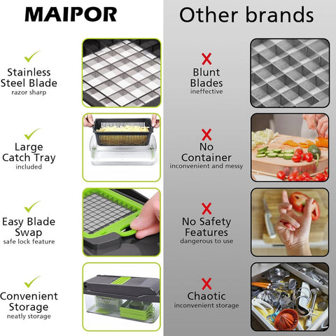 MAIPOR Pro Onion Chopper for quick slicing and effortless prep.