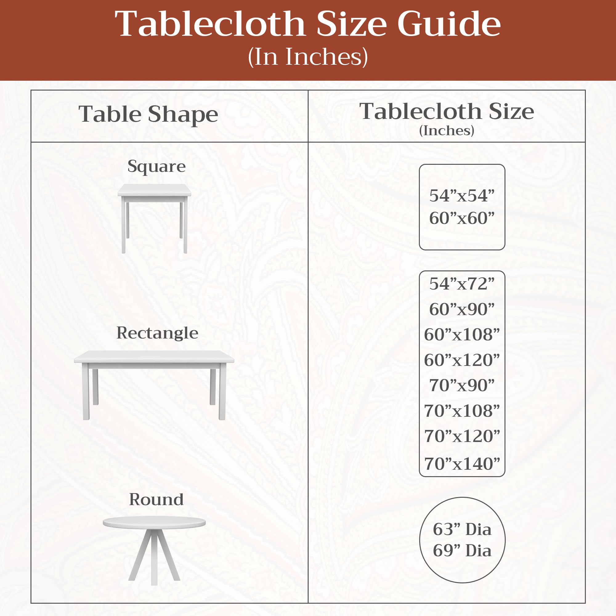Maison d' Hermine reusable cotton tablecloth with easy care and durability.
