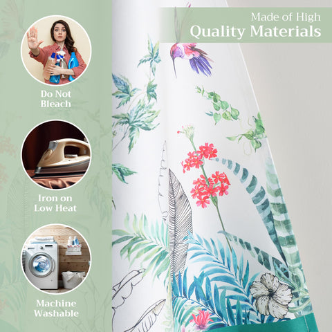 Maison d'Hermine absorbent cotton towels ideal for drying dishes and glassware.