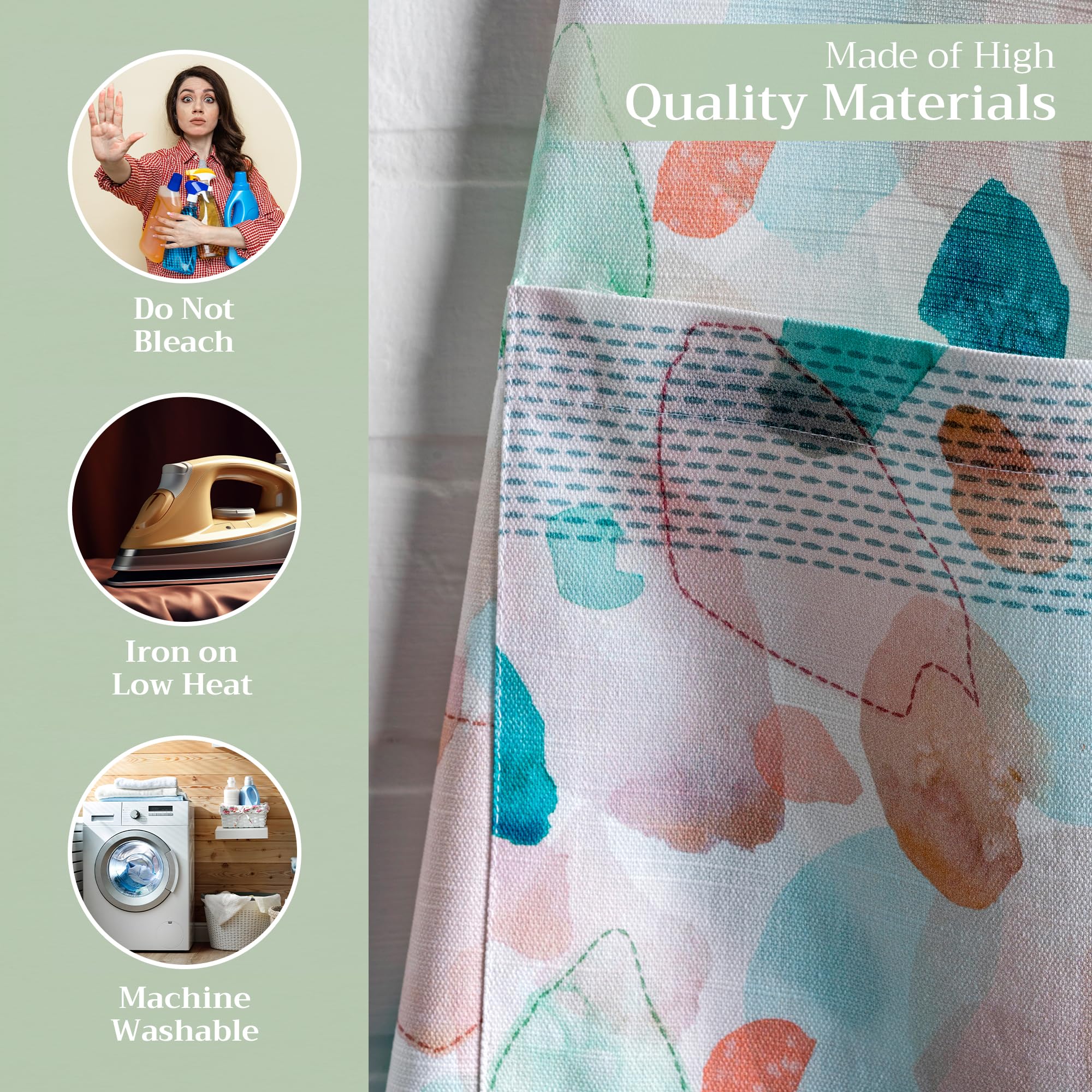 Maison d' Hermine full-coverage apron protecting clothing during activities.