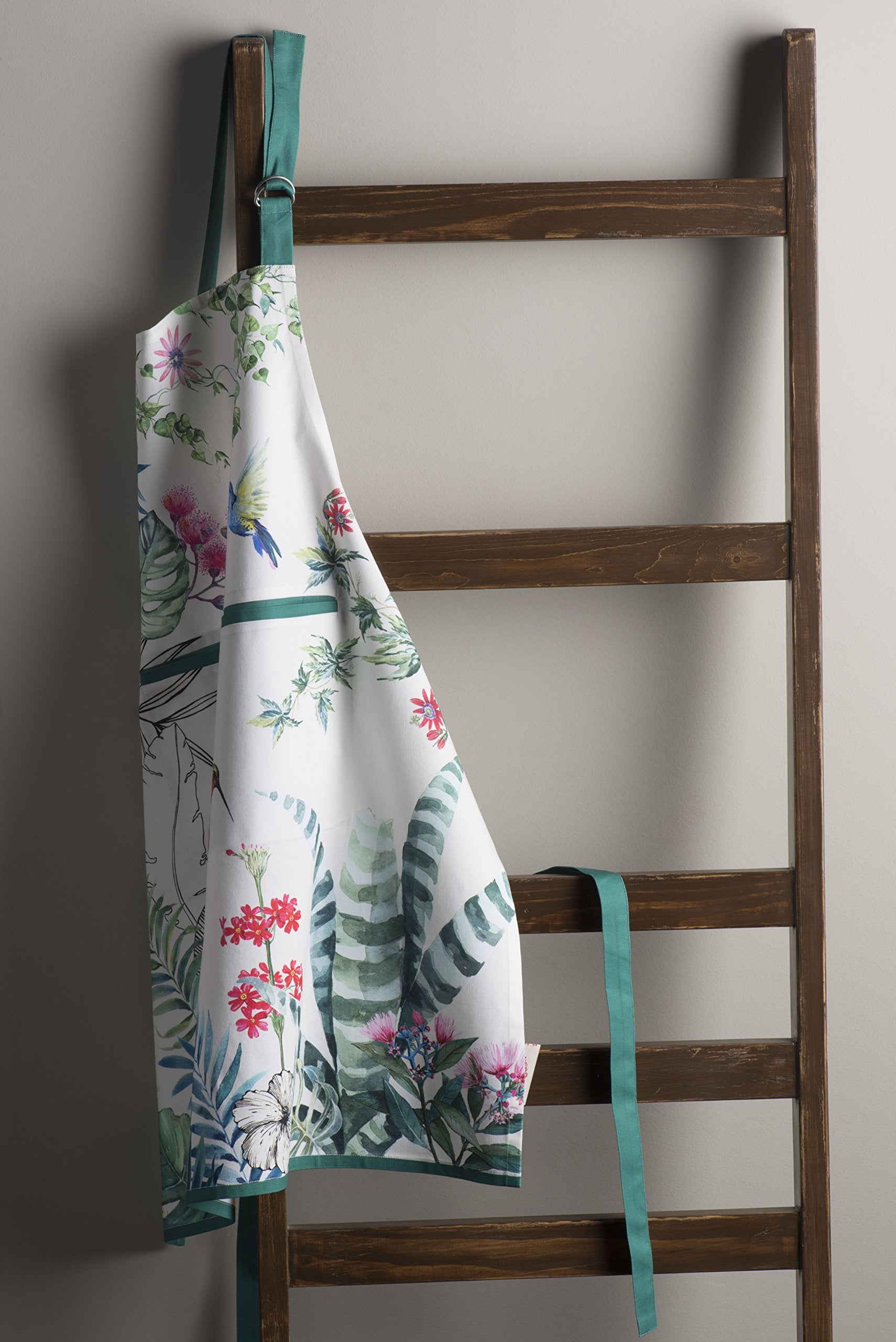 Maison d' Hermine Tropiques care-wash details emphasize machine washable durability.