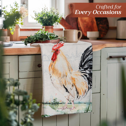 Maison d' Hermine Campagne towel maintains color after washes