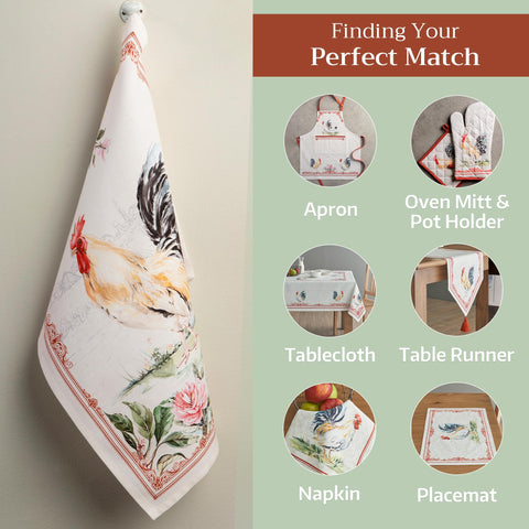 Maison d' Hermine Campagne towel as decorative farmhouse napkin
