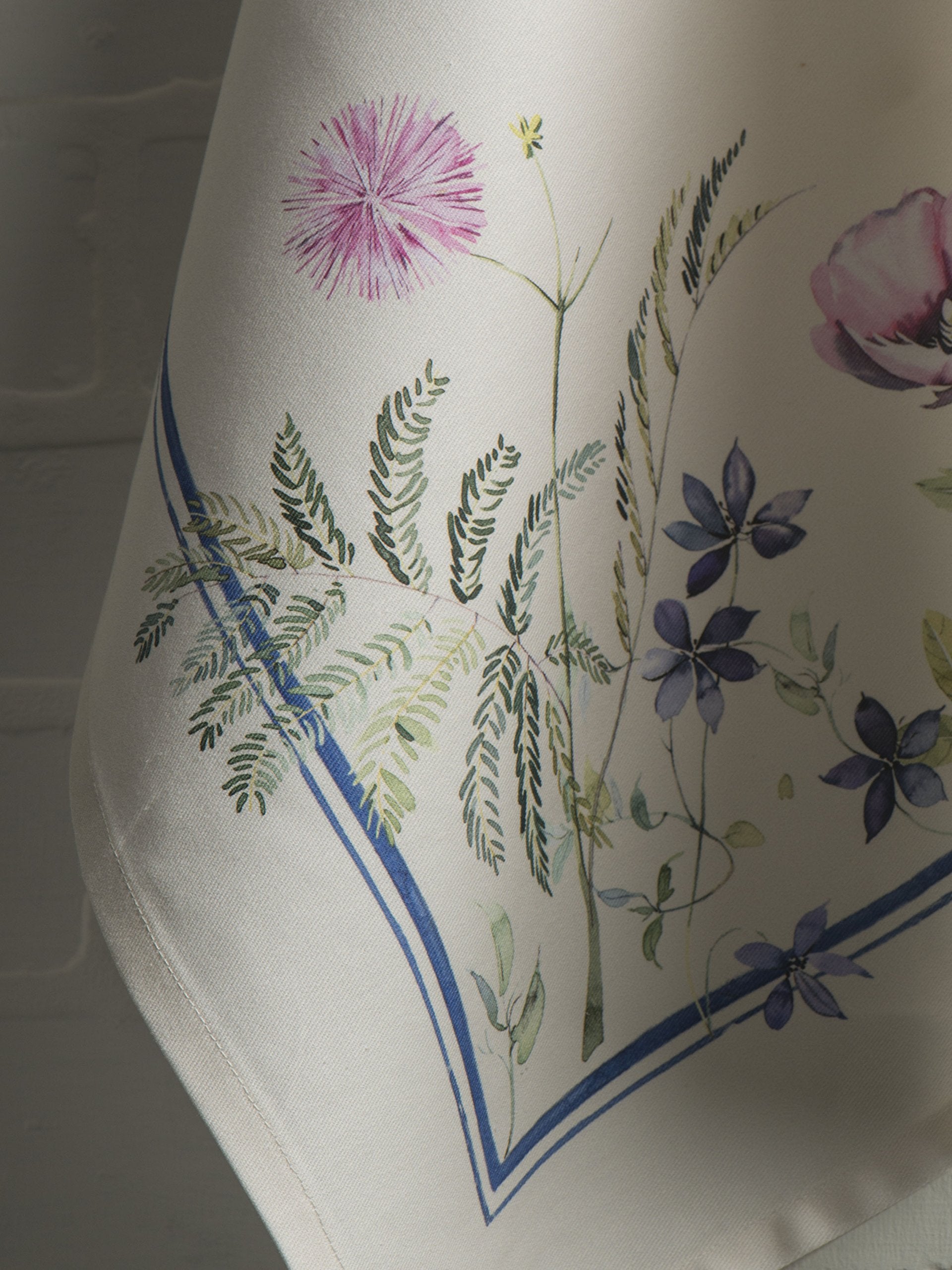 Maison d' Hermine Faience motifs keep colors vibrant after washes.