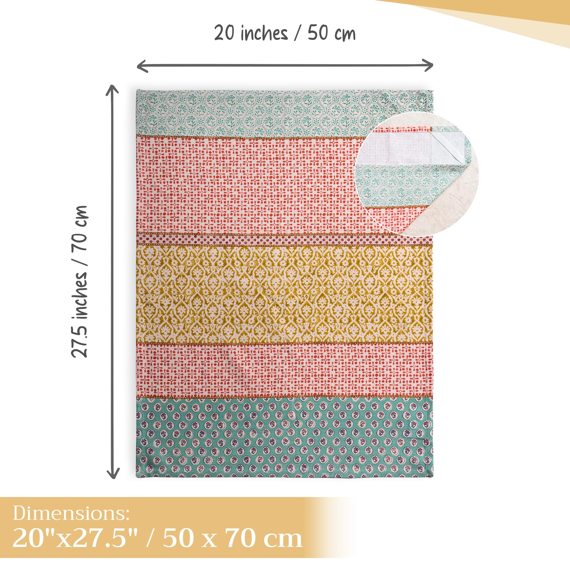 Maison d' Hermine cotton towel versatile for drying, cleaning, and picnics