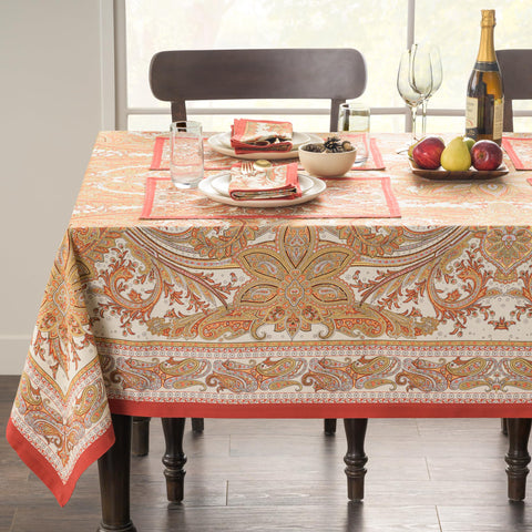 Maison d' Hermine elegant wedding table setting with timeless pattern.