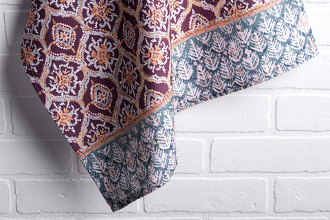 Practical craft meets style in Maison d'Hermine kitchen towels.