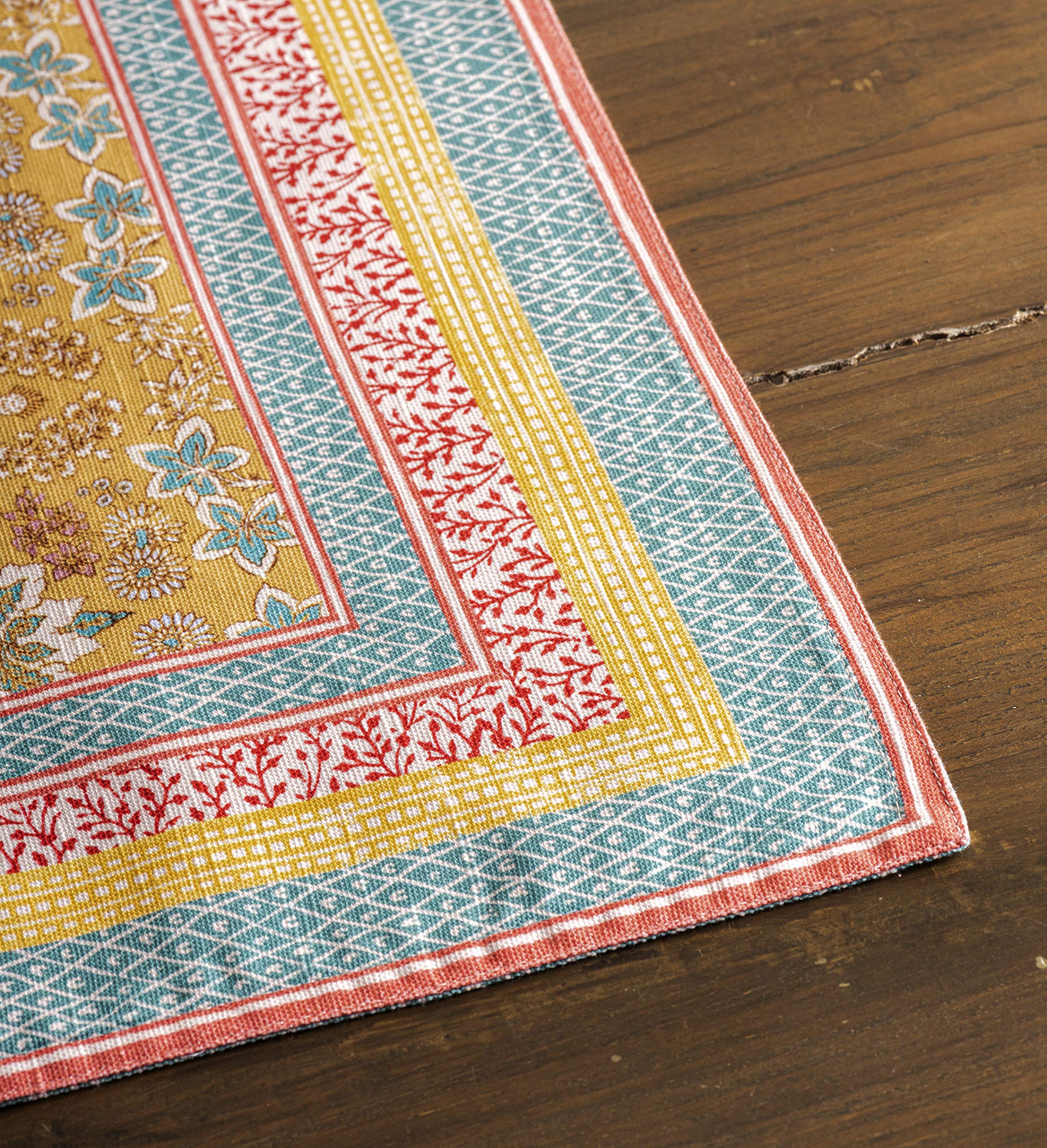Maison d'Hermine European inspired artwork adds refined table appeal.