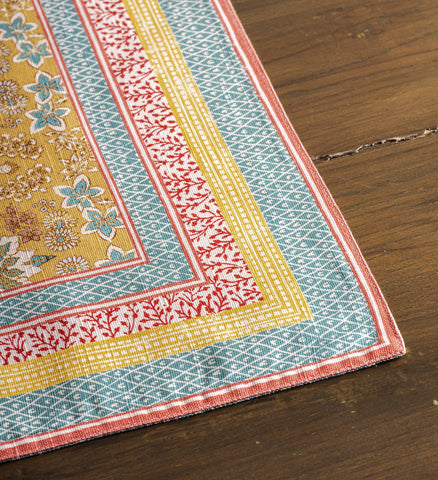 Maison d'Hermine European inspired artwork adds refined table appeal.