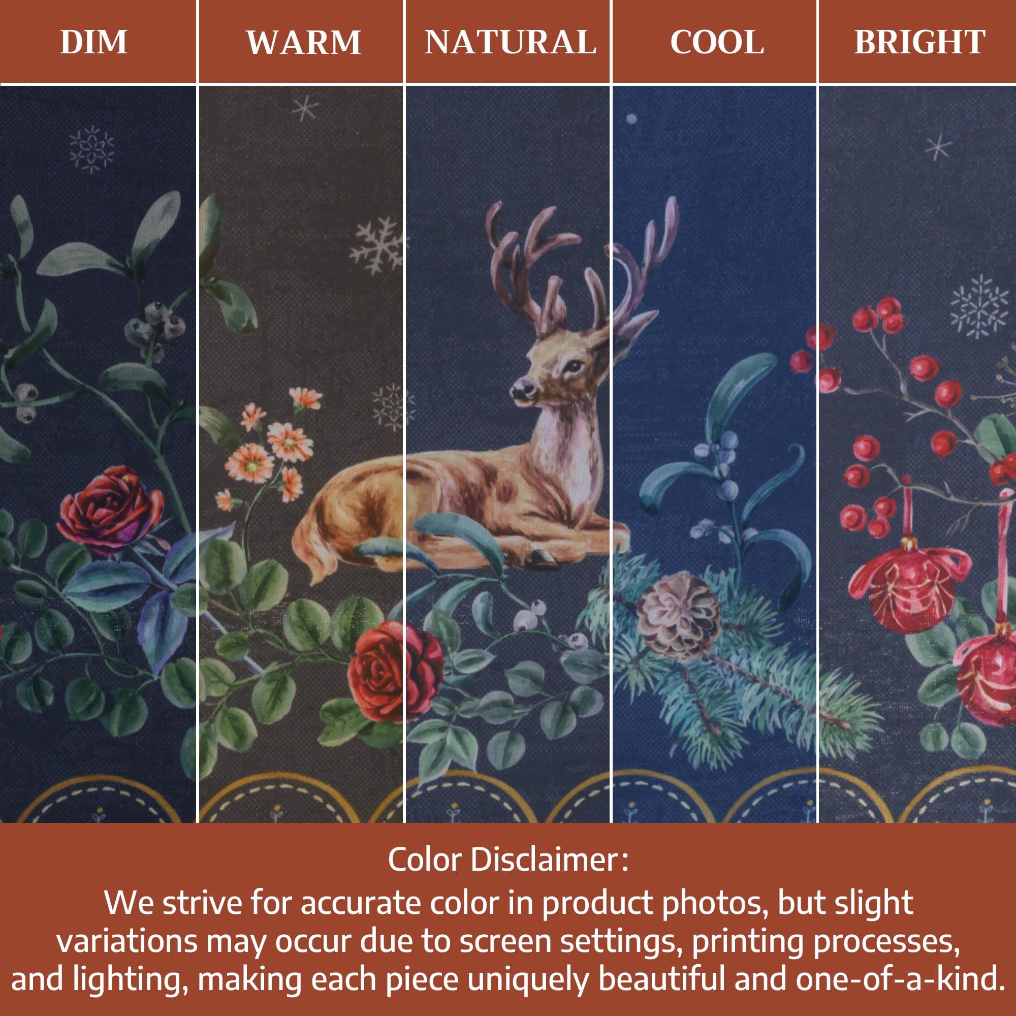 Maison d'Hermine fall decor tablecloth inspired by autumn palettes