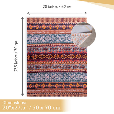 Hanging loop keeps Maison d'Hermine towel within easy reach.