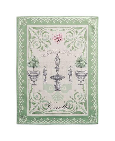Maison d'Hermine Jardin du Roy watercolor towels for elegant kitchen decor
