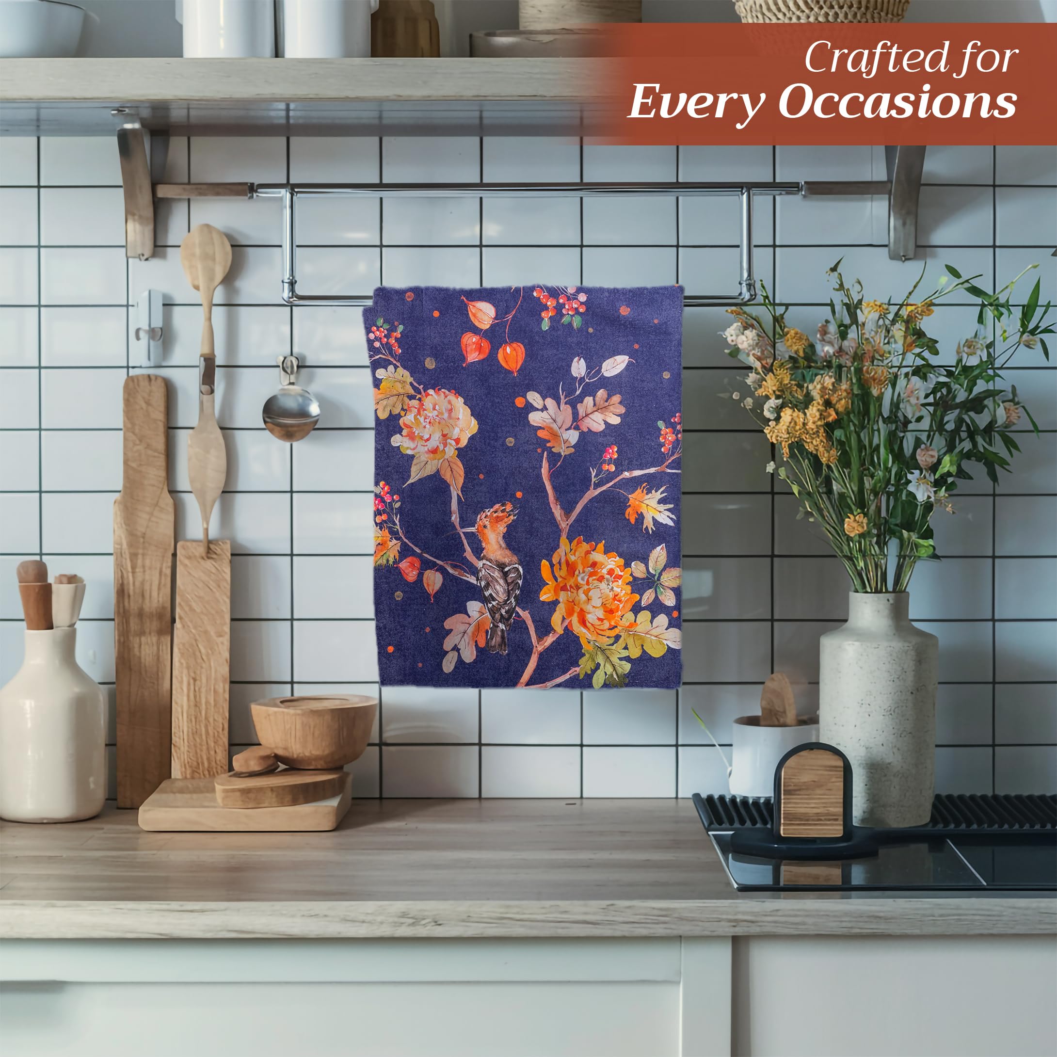 Maison d'Hermine Kelim Infinity dish drying towel ideal for kitchen tasks