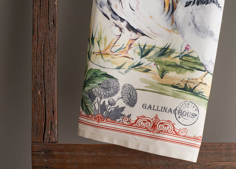 Maison d'Hermine towels hanging loop; easy to dry and store after use