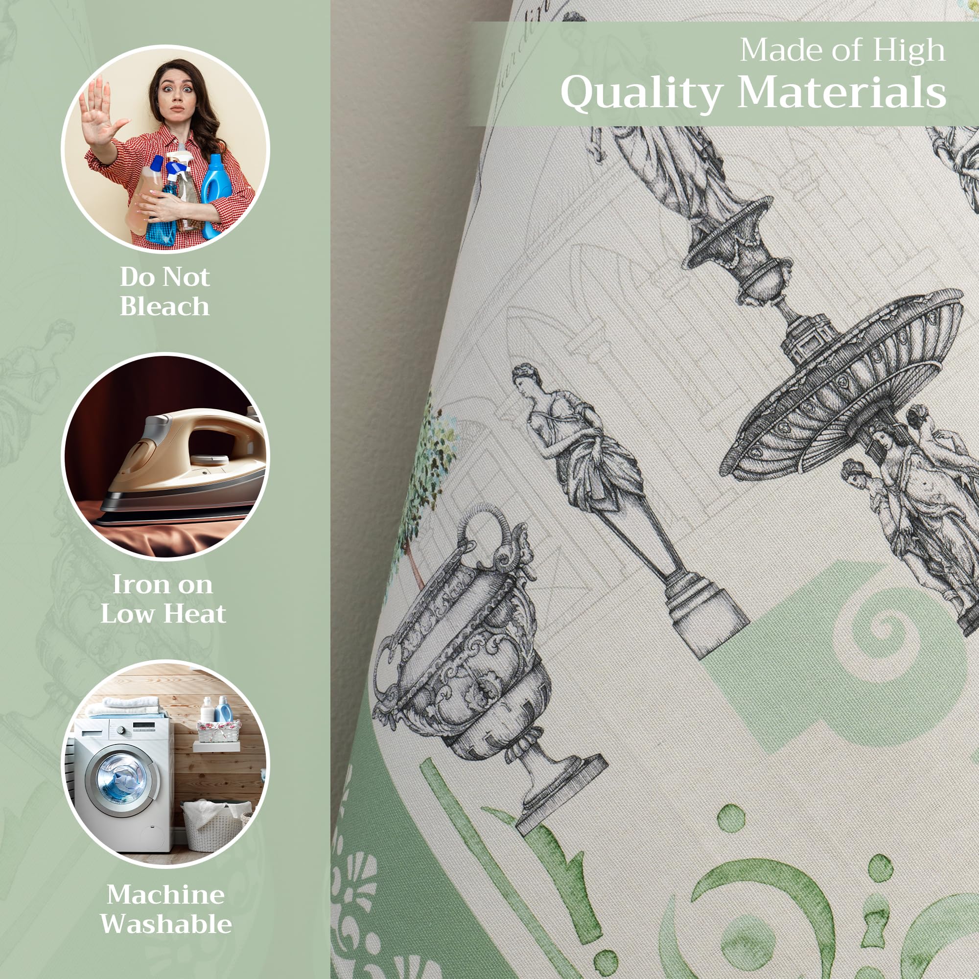 Maison d'Hermine kitchen towels feature European-inspired motif on absorbent fabric