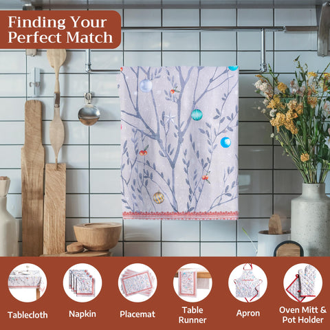 Towel with hanging loop ready for display in kitchen or bar area