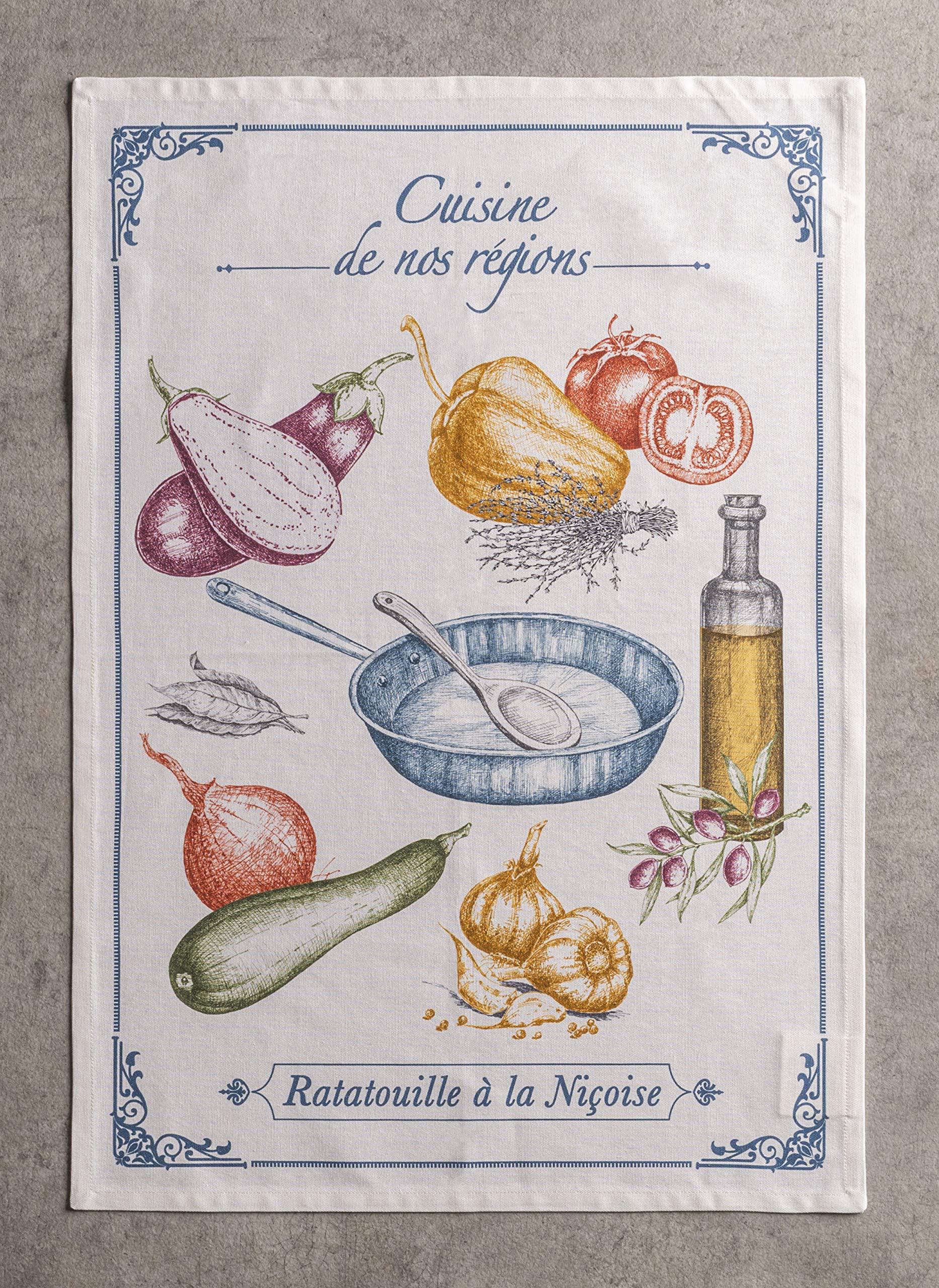 Maison d'Hermine watercolor pattern closeup highlighting European motif.