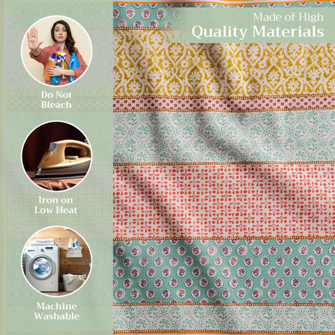 Maison d'Hermine napkins watercolor pattern closeup highlights vibrant hues for events