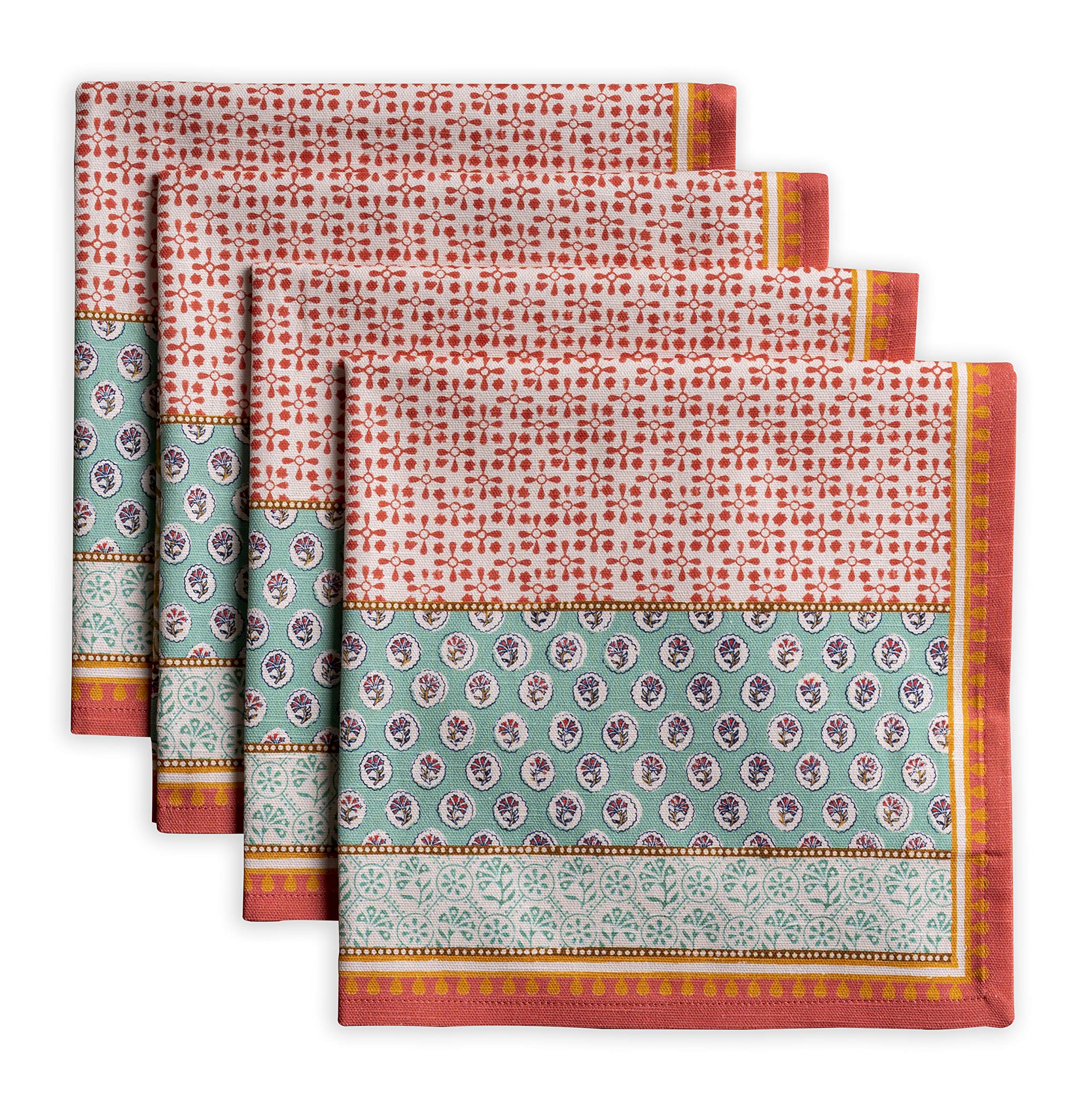 Maison d'Hermine napkins flatlay showing 20x20 inch cotton elegance for chic everyday dining
