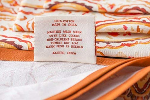 Maison d'Hermine Palatial Paisley napkin in fall decor setup.