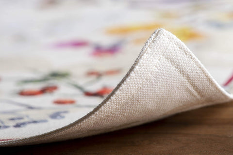 Durable cotton placemats by Maison d' Hermine withstand daily use during holidays.