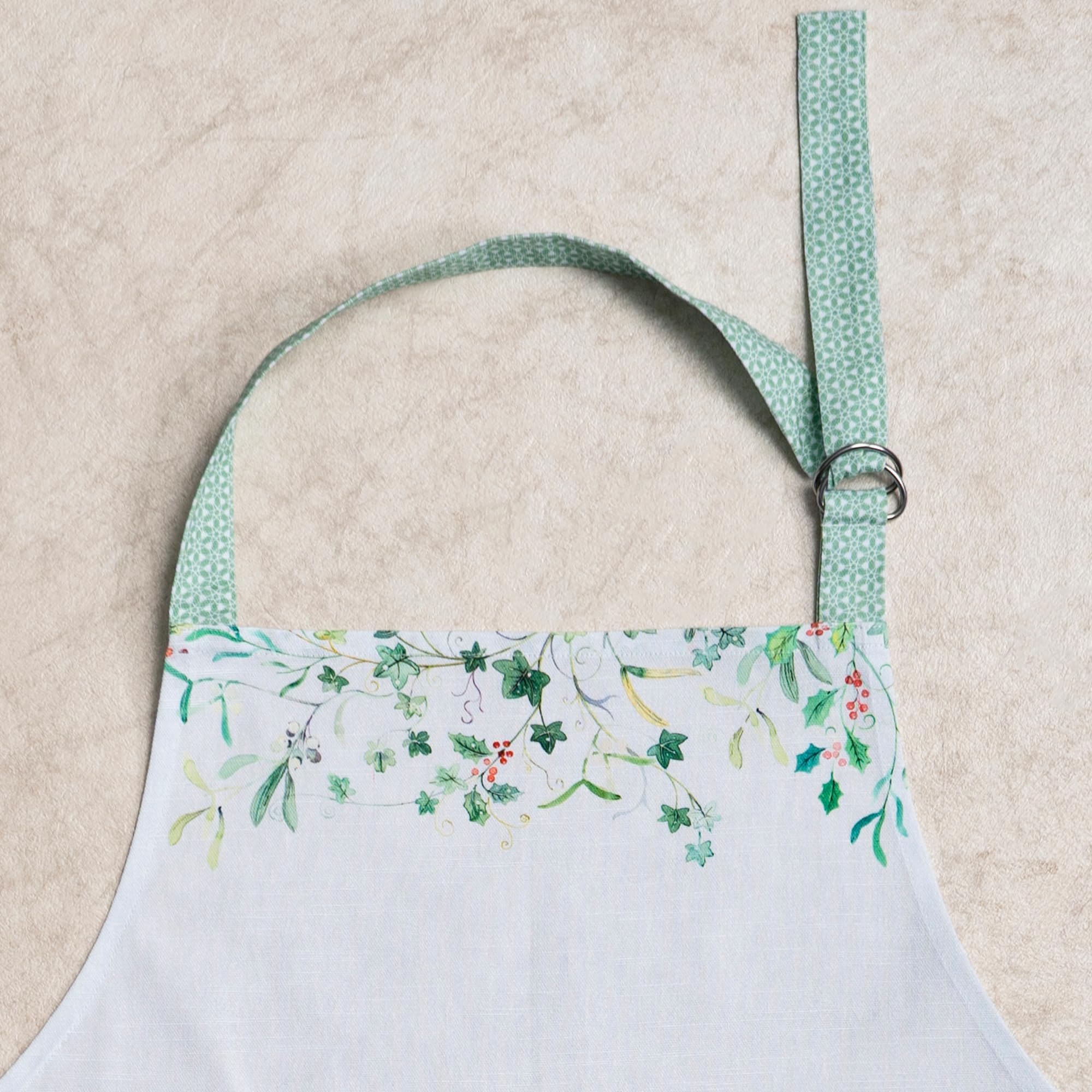 Maison d'Hermine Snowy World apron care instructions for washing