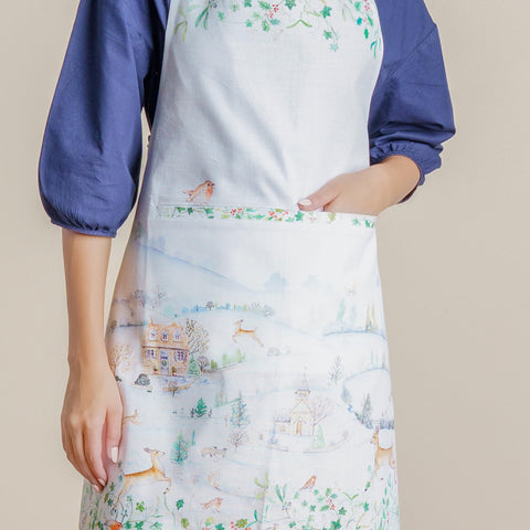 Maison d'Hermine Snowy World apron gardening-ready for outdoor tasks