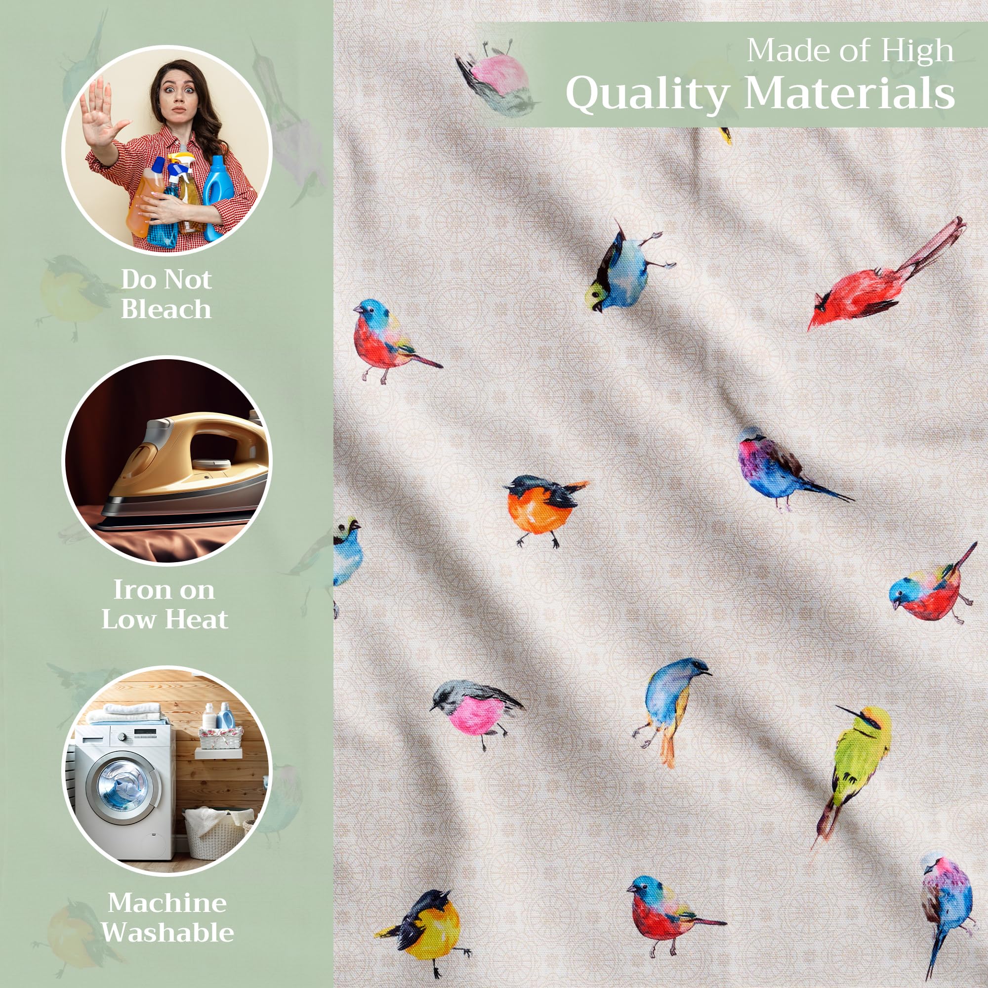 Maison d'Hermine 100% cotton napkins are washable and soft for daily dining.