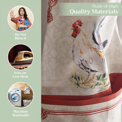 Maison d'Hermine Campagne apron featuring long ties for secure, versatile tying