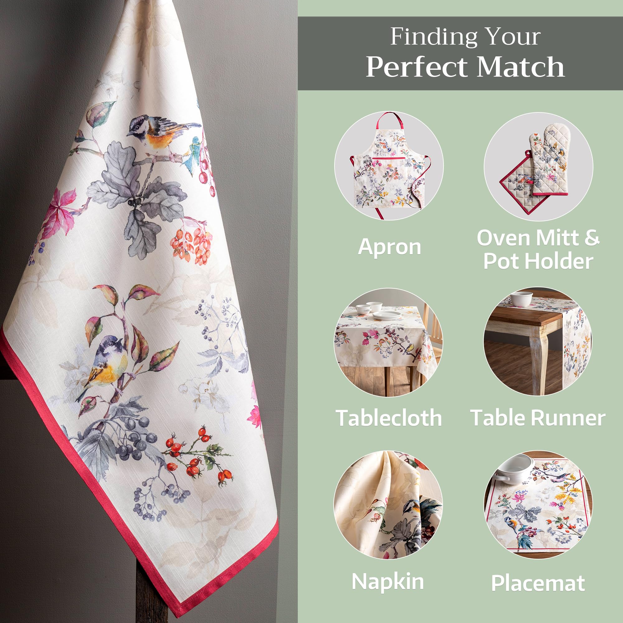 Maison d’Hermine fall and holiday decor idea with Equinoxe Beige towel