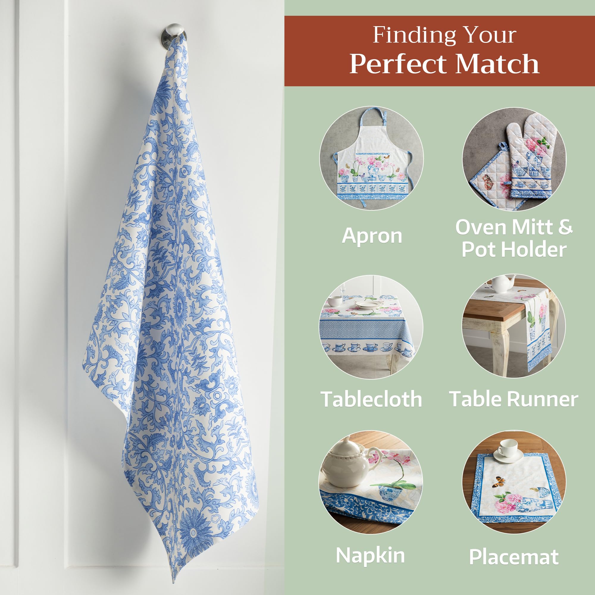 Maison d'Hermine towels for drying dishes, counters, and glassware