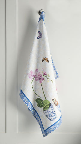 Machine washable Maison d'Hermine towels retain color wash after wash